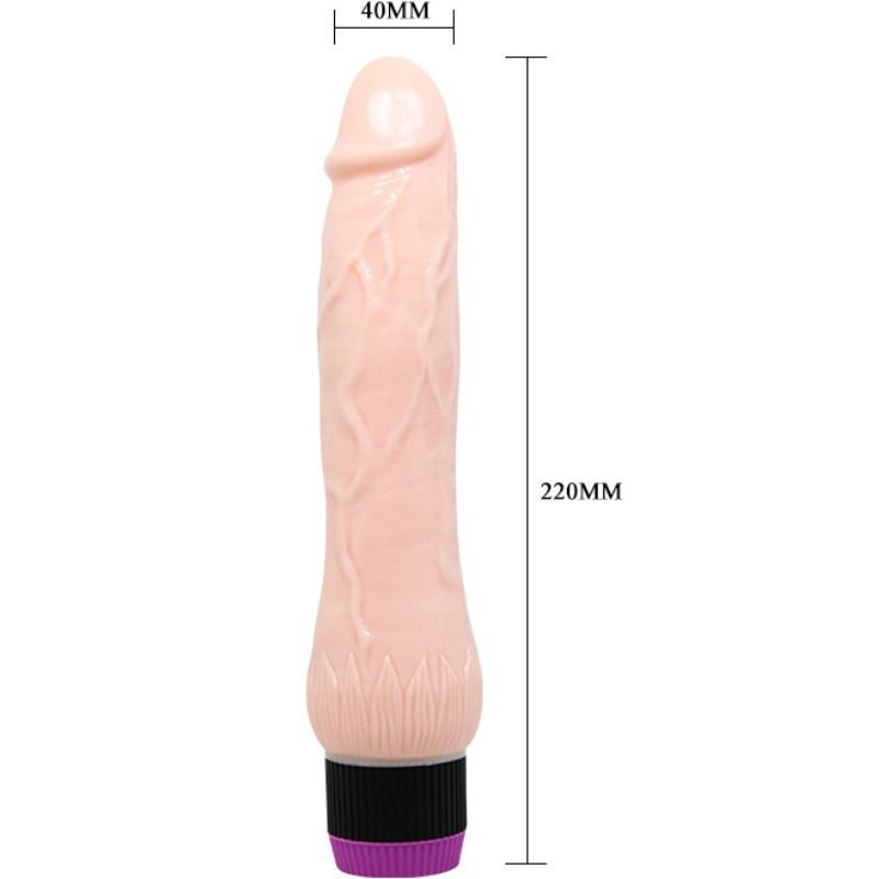 BAILE - ADOUR CLUB REALISTISCHER VIBRATOR BREITE BASIS 22 CM Produktansicht und Details