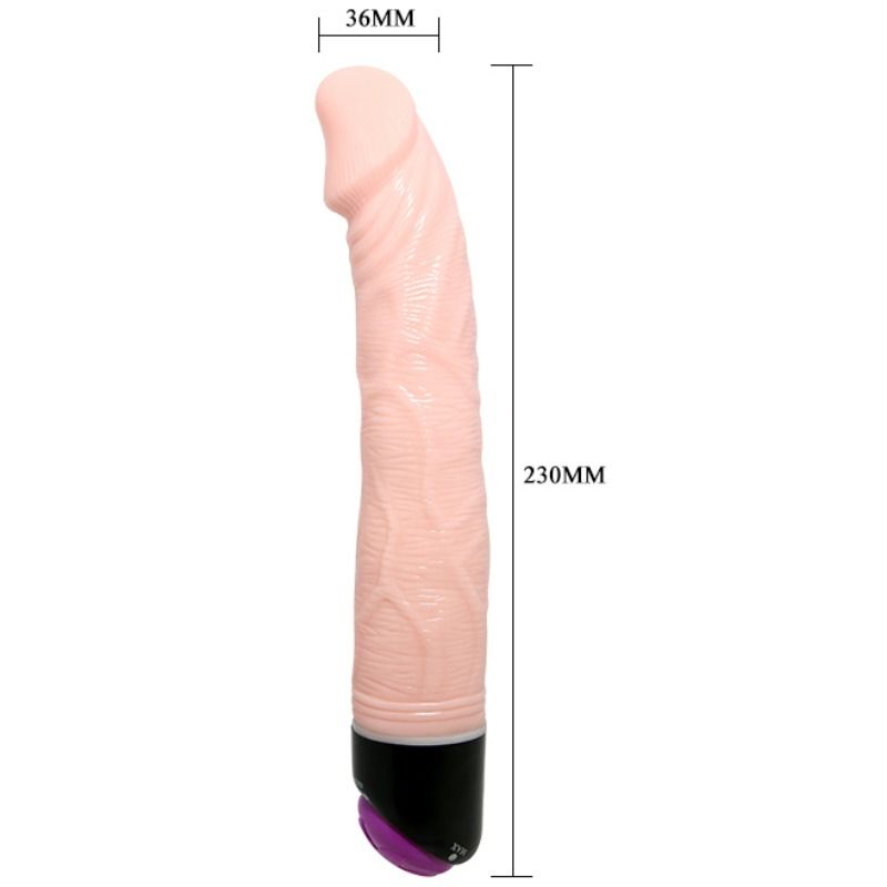 BAILE - ADOUR CLUB REALISTISCHER VIBRATOR 23 CM NATÜRLICH Produktansicht und Details