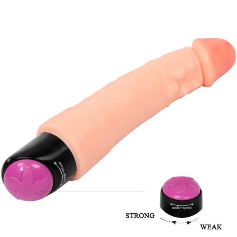 BAILE - FLEXIBLER REALISTISCHER VIBRATOR 25 CM Produktansicht und Details