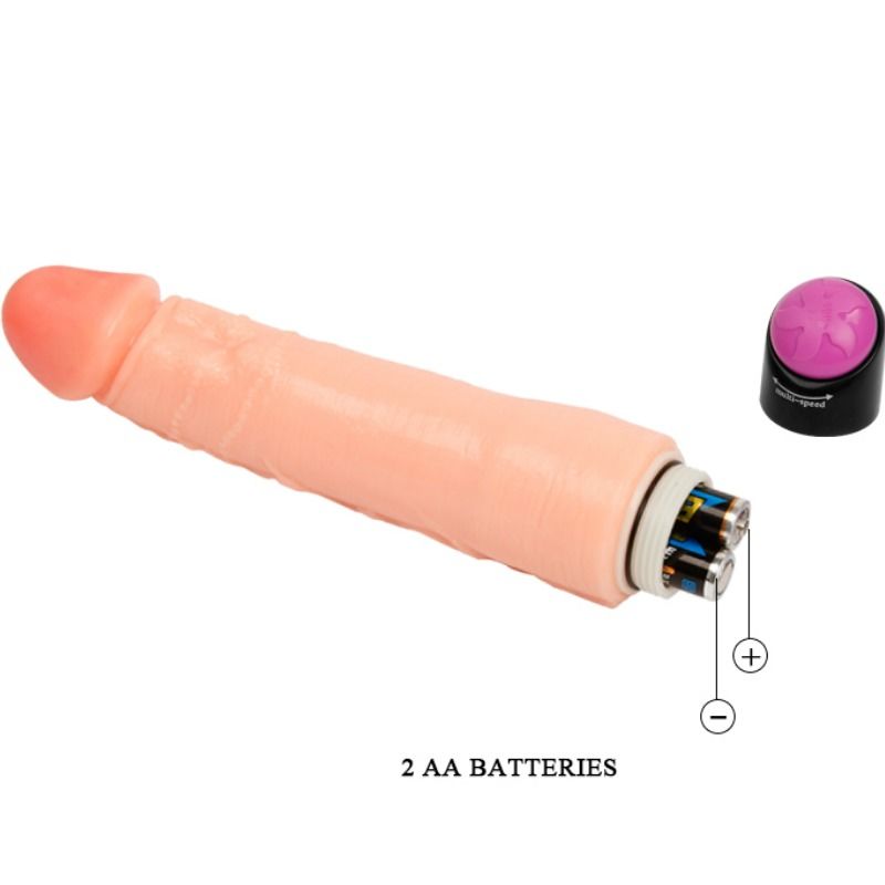 BAILE - FLEXIBLER REALISTISCHER VIBRATOR 25 CM hochwertiges Sextoy bei Secret Pulse