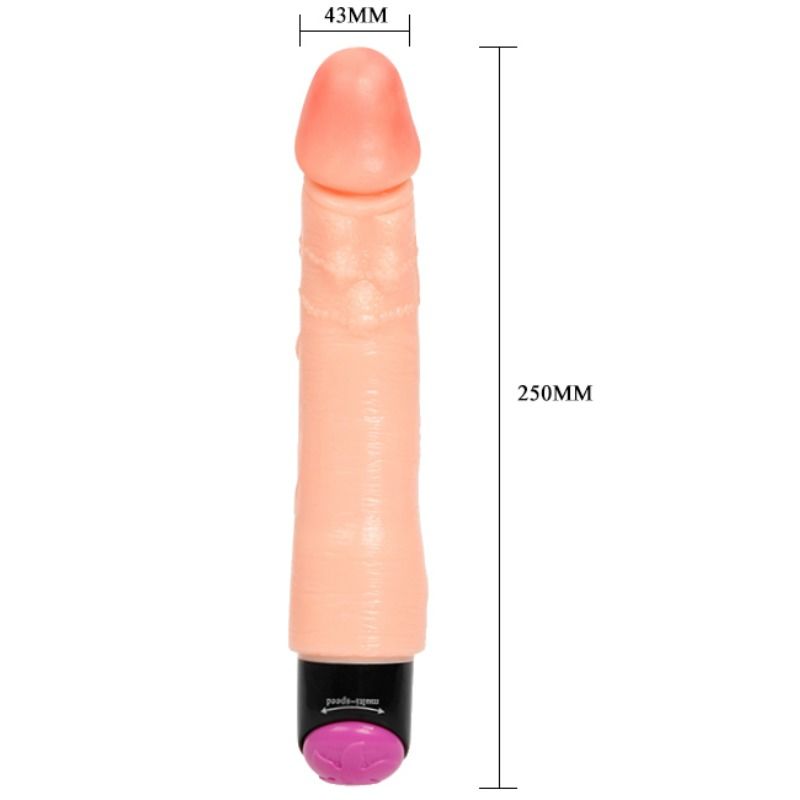 BAILE - FLEXIBLER REALISTISCHER VIBRATOR 25 CM Vibrator diskret online kaufen