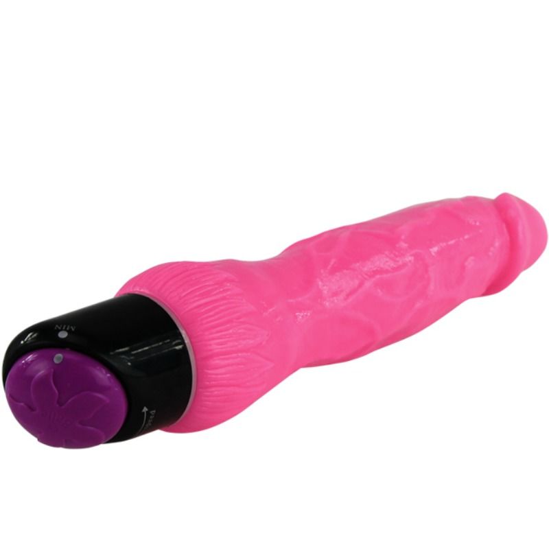 BAILE - BUNTER SEX REALISTISCHER VIBRATOR ROSA 24 CM für sinnliche Momente allein oder zu zweit