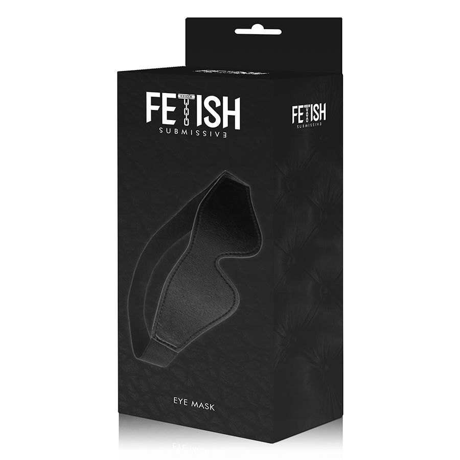 FETISH SUBMISSIVE - VEGANE LEDERMASKE MIT NOPRENE-FUTTER für sinnliche und diskrete Momente