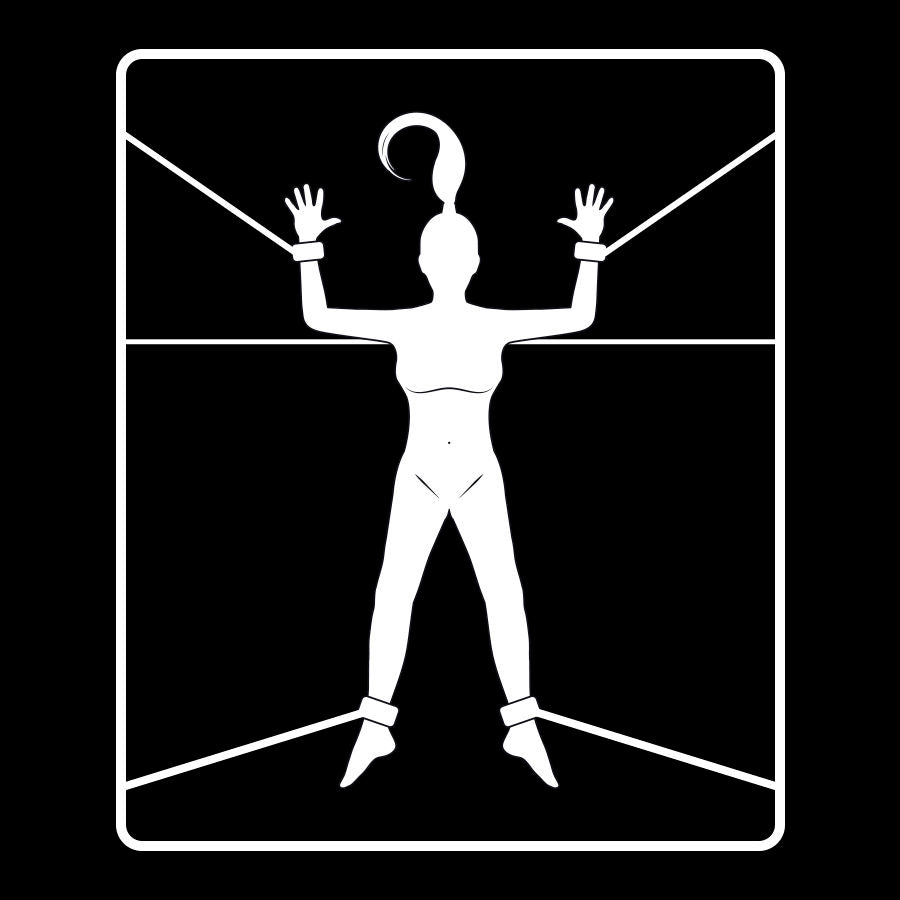 FETISH SUBMISSIVE - SET AUS HANDSCHELLEN UND KRAWATTEN MIT NOPRENE-FUTTER für sinnliche Momente