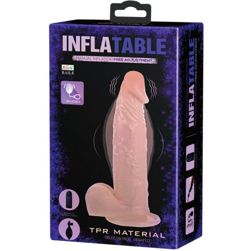BAILE - REALISTISCHER VIBRIERENDER UND AUFBLASBARER DILDO bei Secret Pulse im Erotikshop