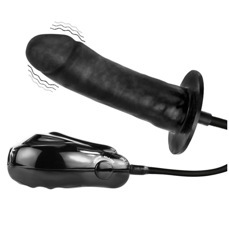 BAILE - BIGGER JOY AUFBLASBARER DILDO MIT VIBRATION 16 CM hochwertiges Intimtoy