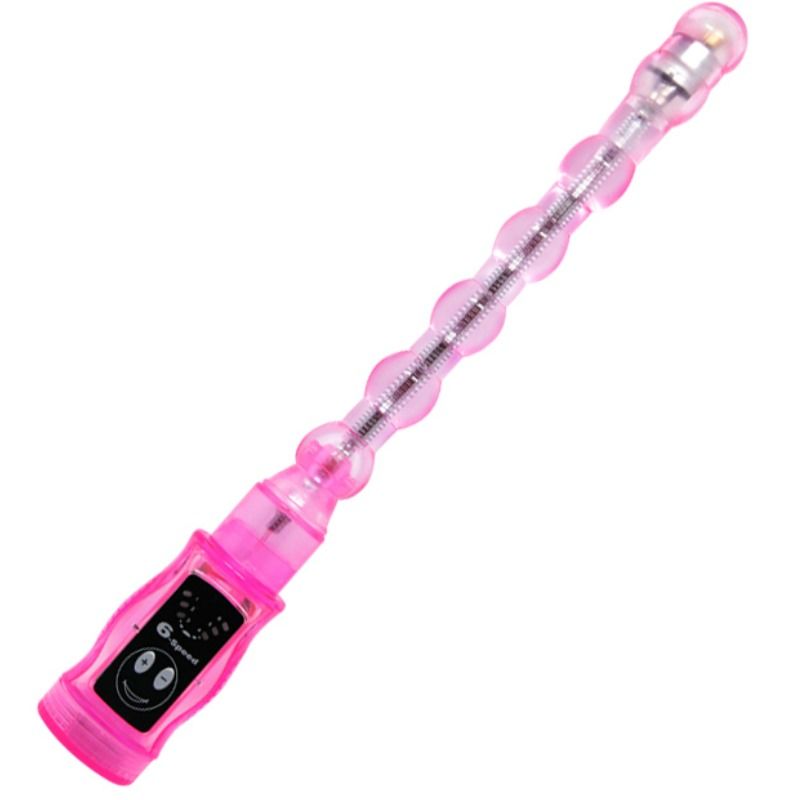 BAILE Distortion Dreifach Rosa – Biegsamer Anal- & Perlen-Stimulator mit 6 Vibrationsmodi Anal-Toy diskret online kaufen