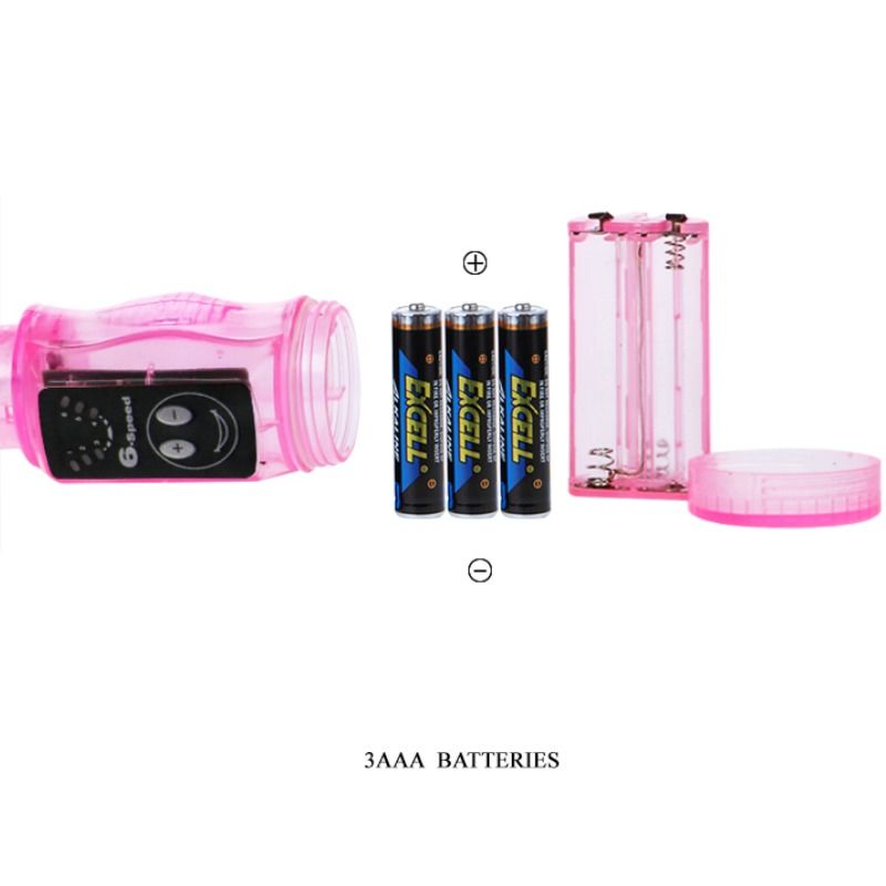 BAILE Distortion Dreifach Rosa – Biegsamer Anal- & Perlen-Stimulator mit 6 Vibrationsmodi für sinnliche und diskrete Momente