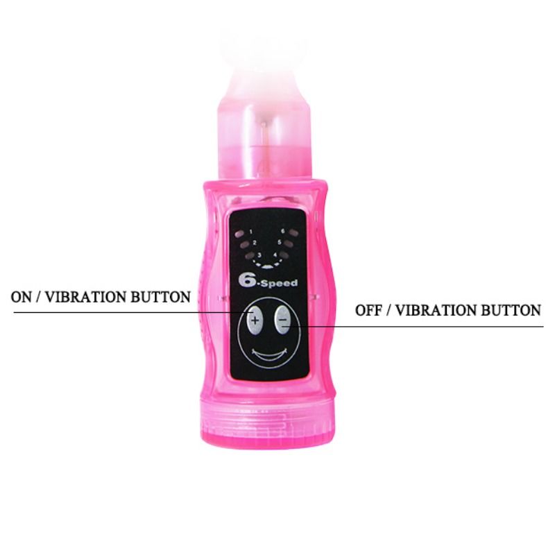 BAILE Distortion Dreifach Rosa – Biegsamer Anal- & Perlen-Stimulator mit 6 Vibrationsmodi Anal-Toy diskret online kaufen