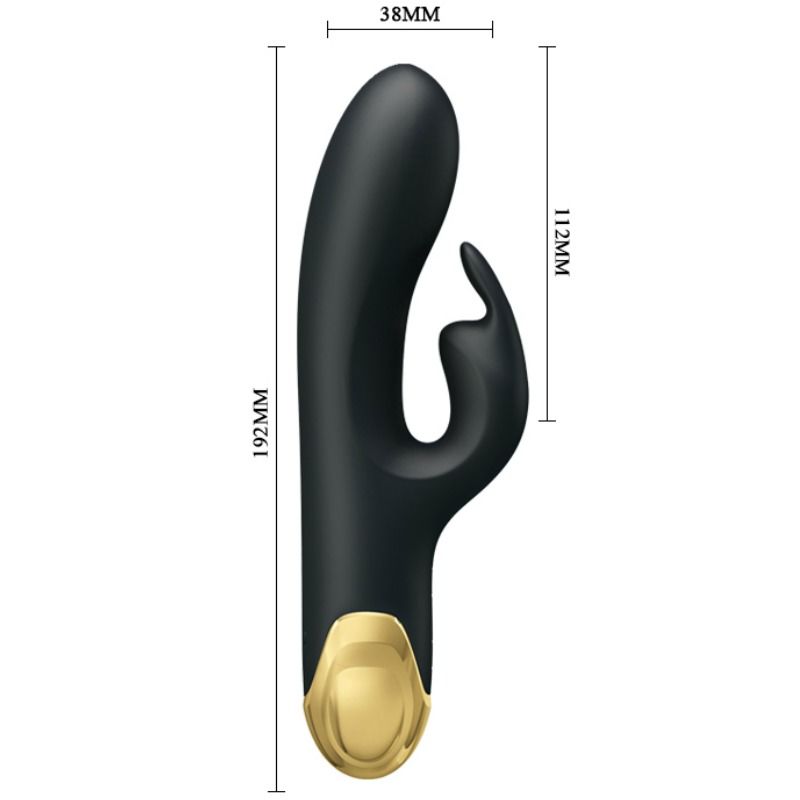 Pretty Love Smart Double Pleasure Vibrator – 7 Modi, USB wiederaufladbar, wasserdicht, Silikon Vibrator diskret online kaufen