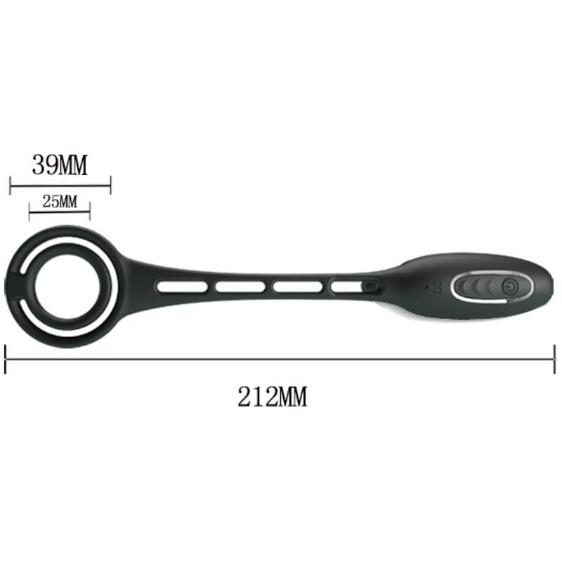 PRETTY LOVE - PENISRINGE MIT VIBRATOR-PLUG für sinnliche und diskrete Momente