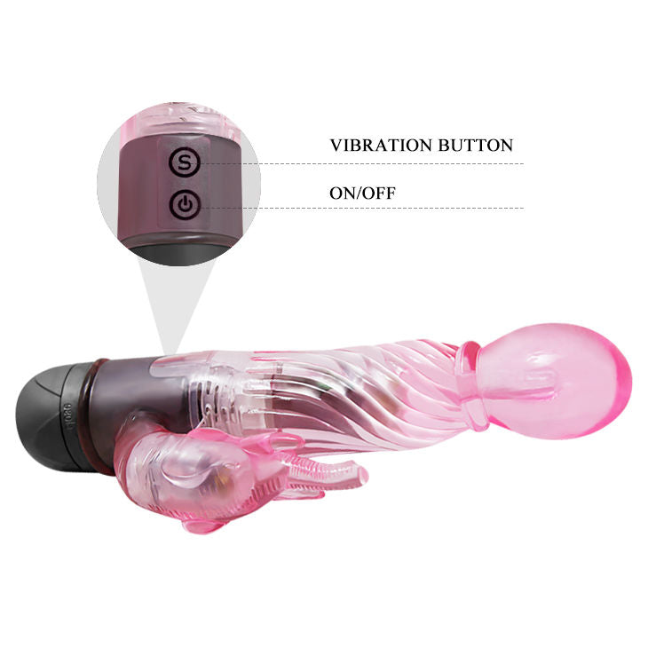 Baile Rabbit Vibrator Rosa – 10 Modi, rotierend, G-Punkt & Klitoris, wasserfest Rabbit Vibrator diskret online kaufen