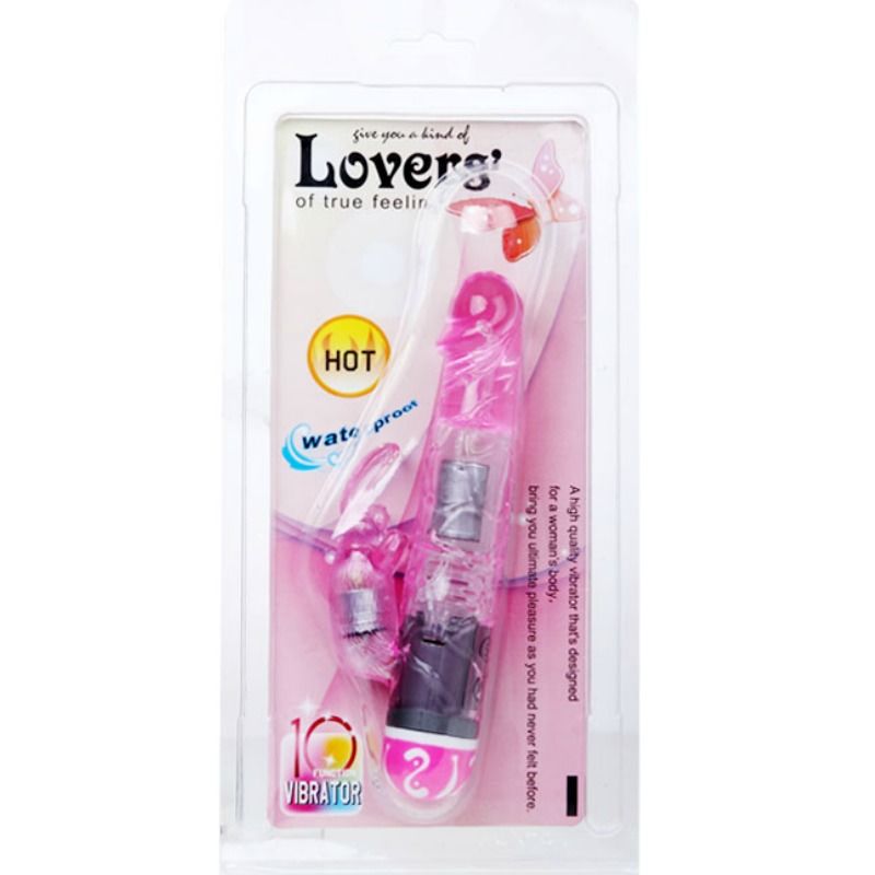 Baile Multispeed Rabbit Vibrator Pink – 10 Modi, G-Punkt & Klitoris, kraftvoll hochwertiges Sextoy bei Secret Pulse