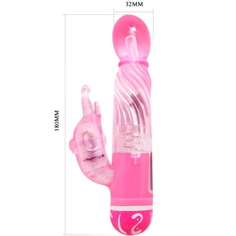 BAILE - MULTISPEEDVIBRATOR MIT ROSA STIMULATOR für sinnliche Momente allein oder zu zweit