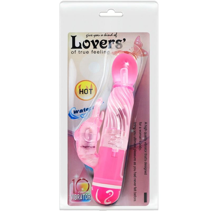 BAILE - MULTISPEEDVIBRATOR MIT ROSA STIMULATOR Produktansicht und Details