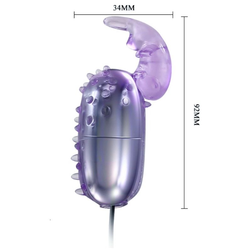 BAILE - SUPER VIBRATOR VIBRIERENDES EI MIT STIMULATOR Produktansicht und Details