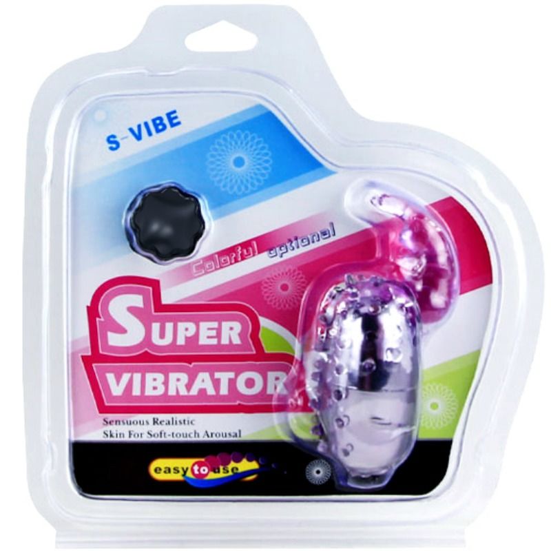 BAILE - SUPER VIBRATOR VIBRIERENDES EI MIT STIMULATOR für intensive Stimulation und Self-Love