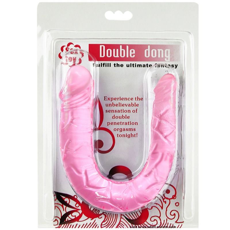 BAILE - DOPPEL DONG DOPPEL ROSA DILDO hochwertiges Intimtoy