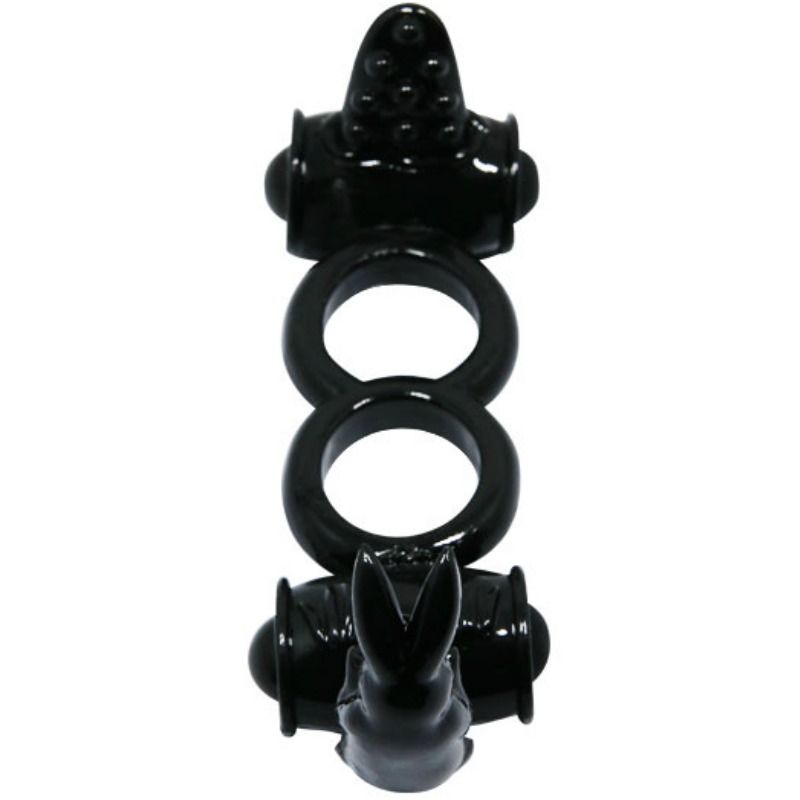 BAILE - SWEET RING DOPPELRING MIT DOPPELHASEN – Erotik-Zubehör Bild 2