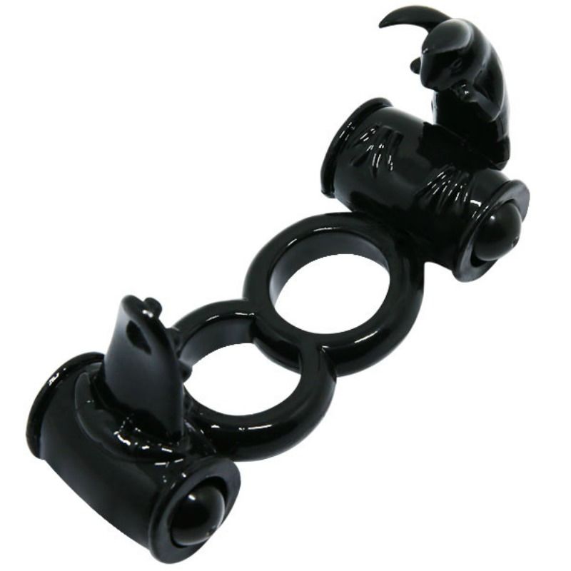 BAILE - SWEET RING DOPPELRING MIT DOPPELHASEN – Erotik-Zubehör Bild 4
