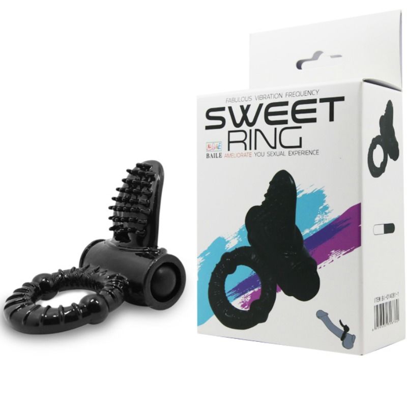 BAILE - SWEET RING VIBRIERRING MIT TEXTURIERTEM KANINCHEN – Vibrator Bild 8