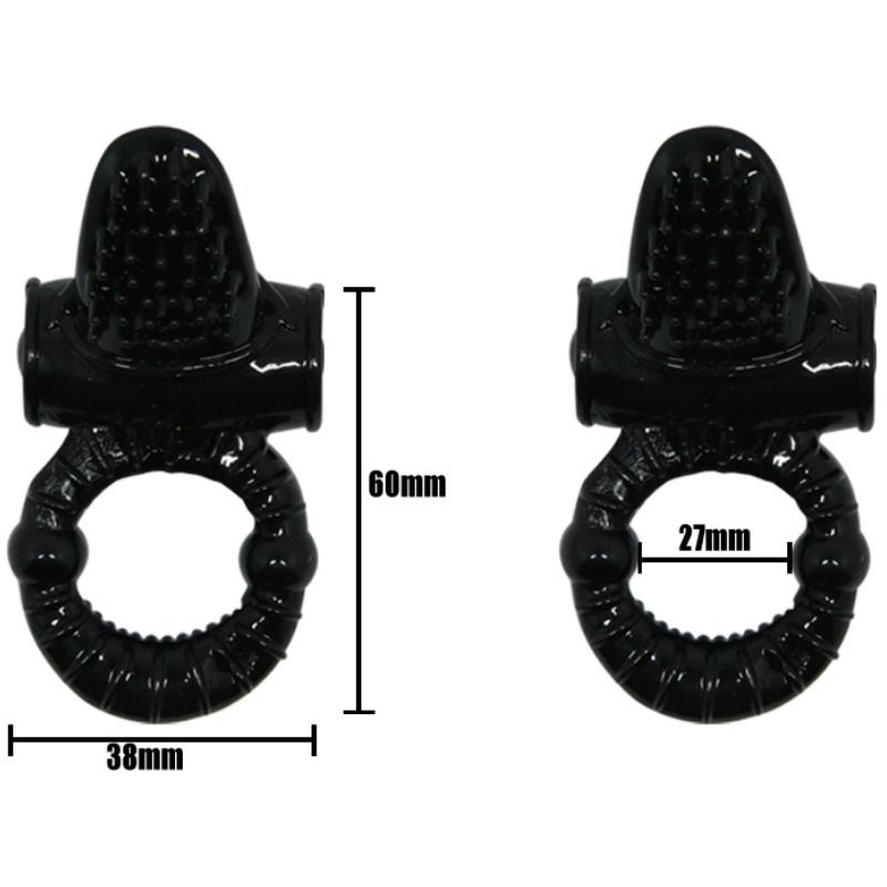 BAILE - SWEET RING VIBRIERRING MIT TEXTURIERTEM KANINCHEN – Vibrator Bild 7
