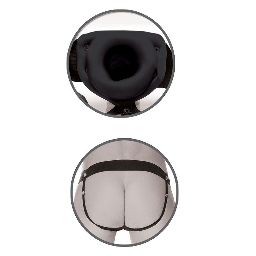 Fetish Fantasy Hollow Strap-On 14 cm – Kompaktes Strap-On Harness für Frauen für sinnliche und diskrete Momente