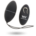 WOMANVIBE - ALSAN EGG FERNBEDIENUNG SCHWARZ SILIKON SCHWARZ – Vibrator Bild 1