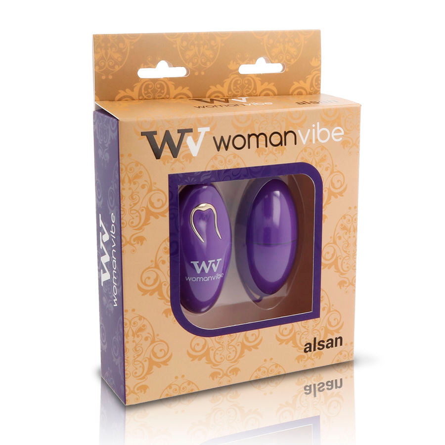 WOMANVIBE - ALSAN EGG REMOTE CONTROL SILIKON LILA – Vibrator Bild 2