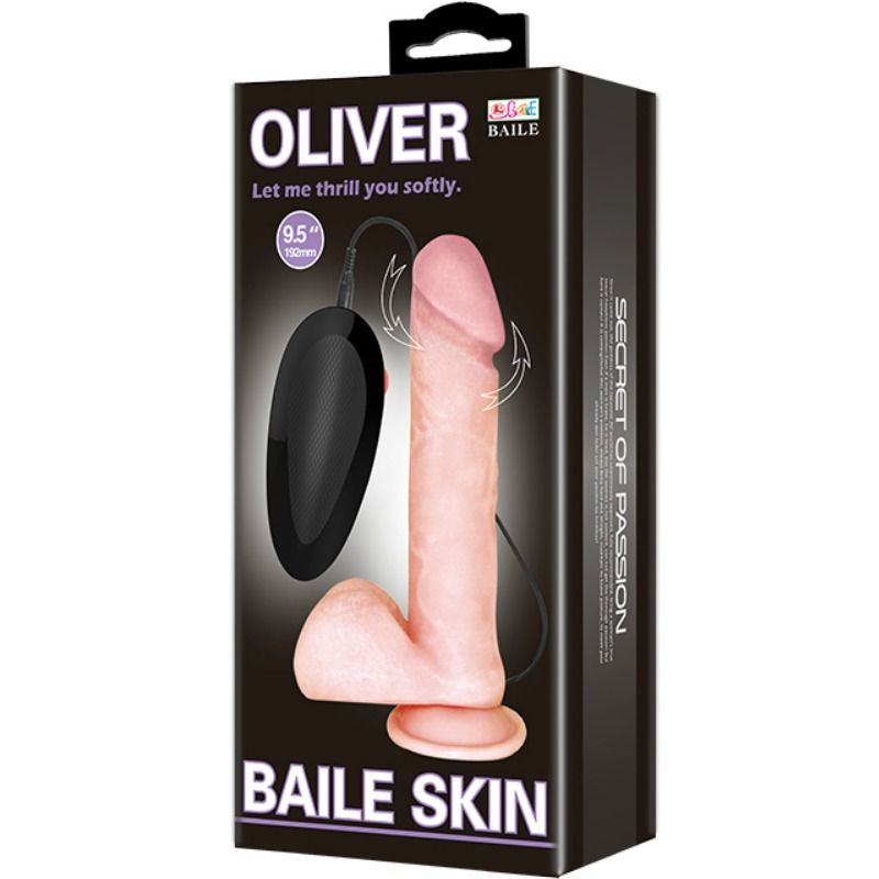 BAILE - OLIVER REALISTISCHER VIBRATOR MIT ROTATIONSFUNKTION Produktansicht und Details