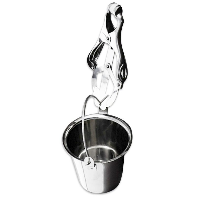 Metal Hard Nippelklemme mit Tank – Verstellbare Metall-Brustklammer | Secret Pulse Nippelklemme diskret online kaufen