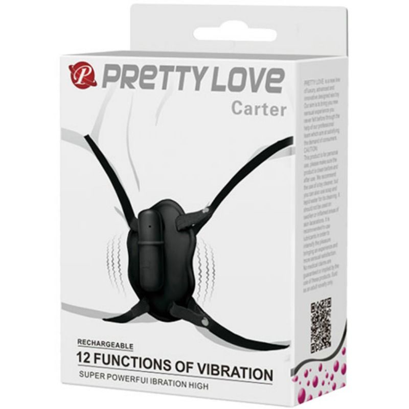 PRETTY LOVE - STRAP-ON MIT CARTER VIBRIERENDER BULLET Produktansicht und Details