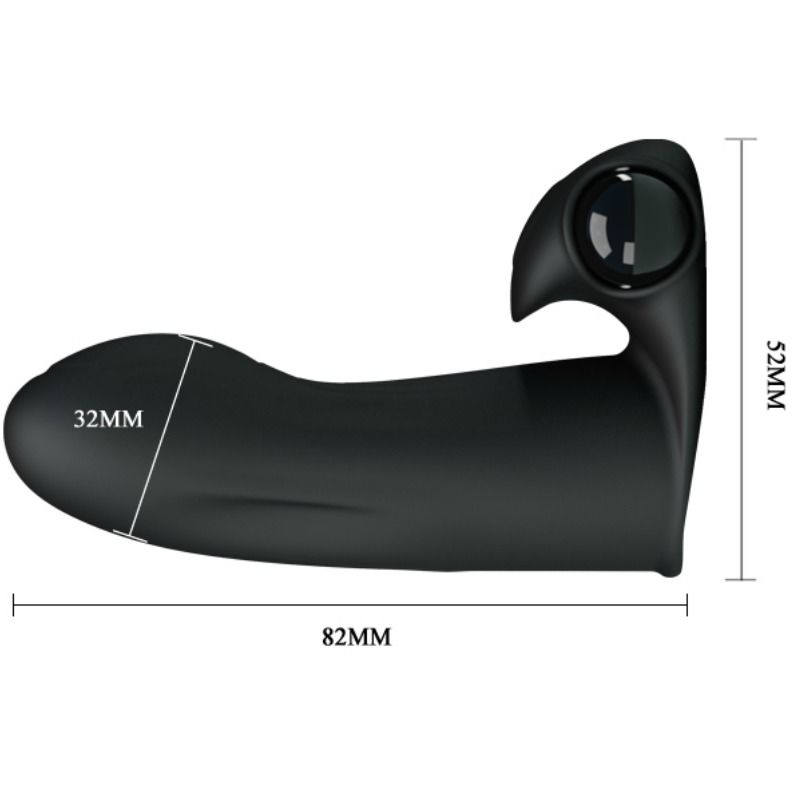 PRETTY LOVE Adonis Fingerhimbel – Tragbarer Silikon-Fingerhutvibrator | Secret Pulse für intensive Stimulation und Self-Love