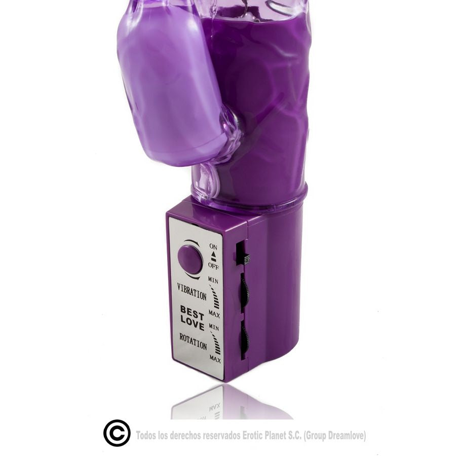 BAILE - LILA KANINCHEN-ROTATOR MIT SUPERSTIMULATOR für intensive Stimulation und Self-Love