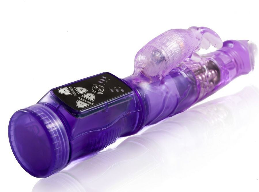 BAILE - MINI ROTATOR MIT KANINCHEN GLÜCKLICHEM ENGEL FLIEDER – Erotik-Zubehör Bild 2