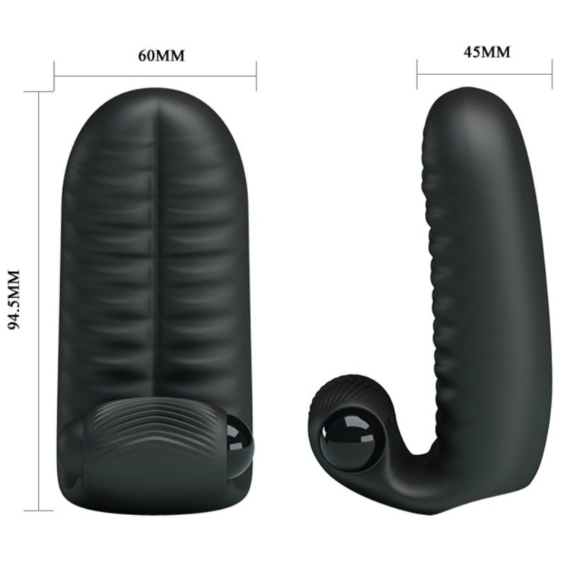 PRETTY LOVE - ABBOTT SCHWARZER STIMULATOR-FINGERHUT für intensive Stimulation und Self-Love