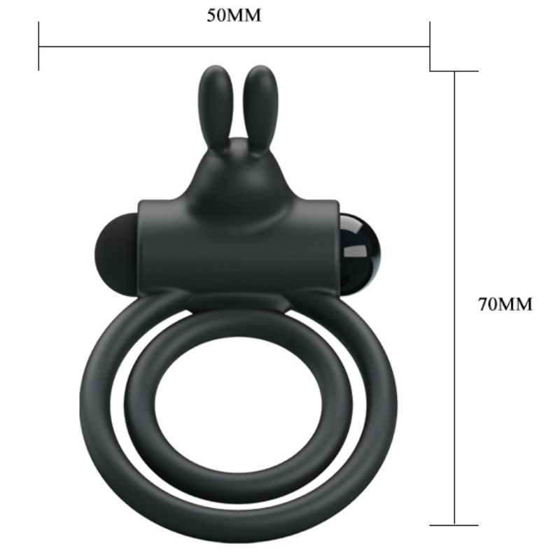 PRETTY LOVE - OSMOND VIBRATORRING AUS SILIKON für sinnliche Momente allein oder zu zweit