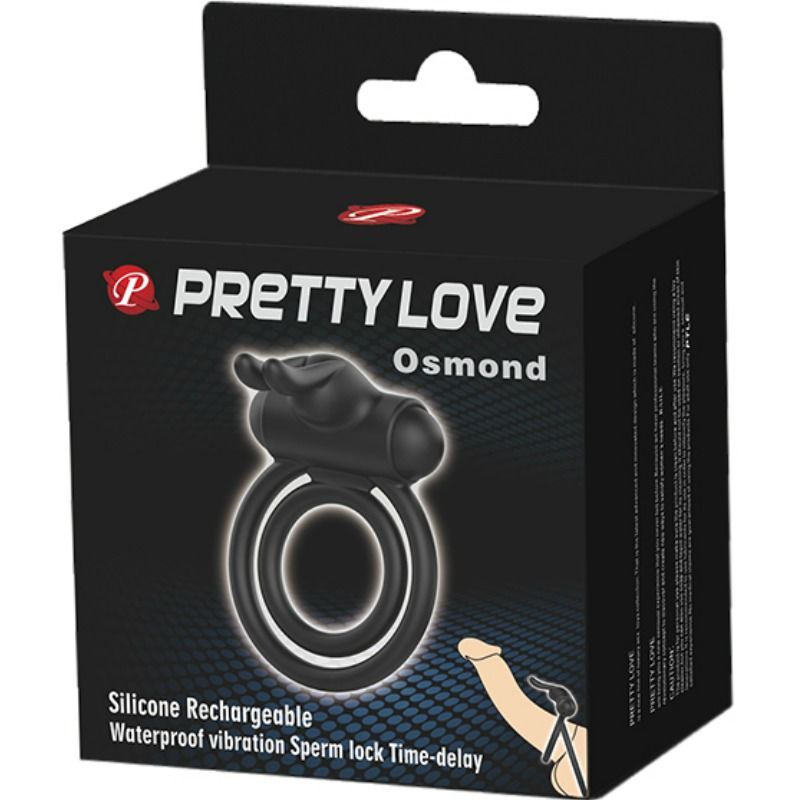 PRETTY LOVE - OSMOND VIBRATORRING AUS SILIKON für intensive Stimulation und Self-Love