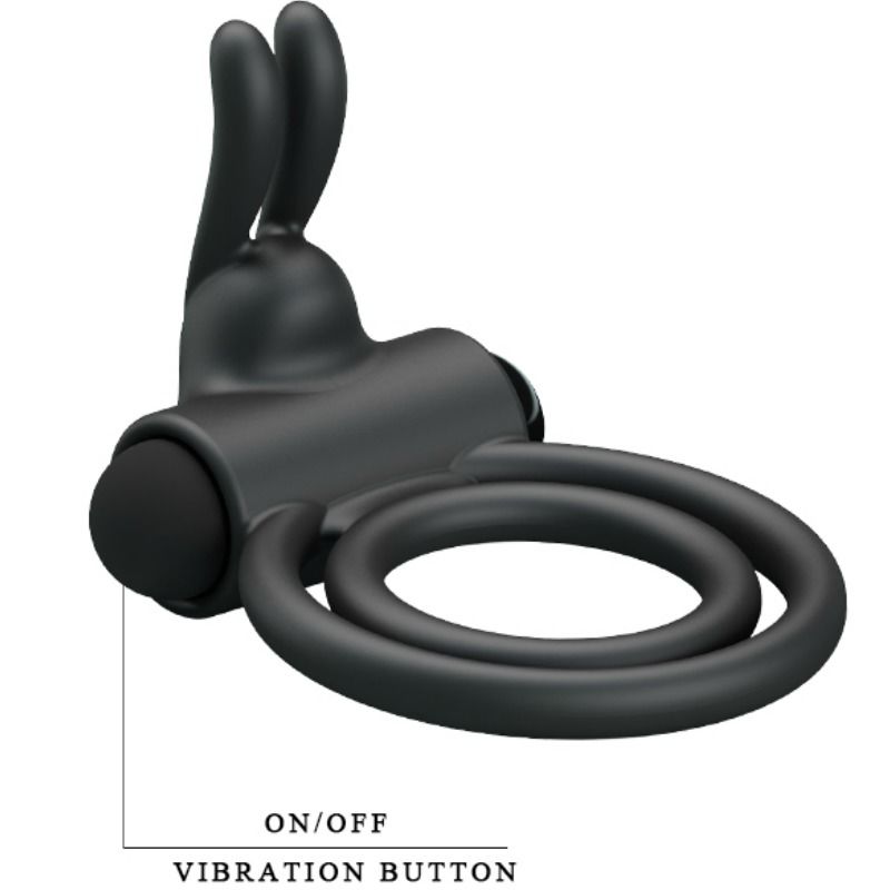 PRETTY LOVE - OSMOND VIBRATORRING AUS SILIKON Produktansicht und Details