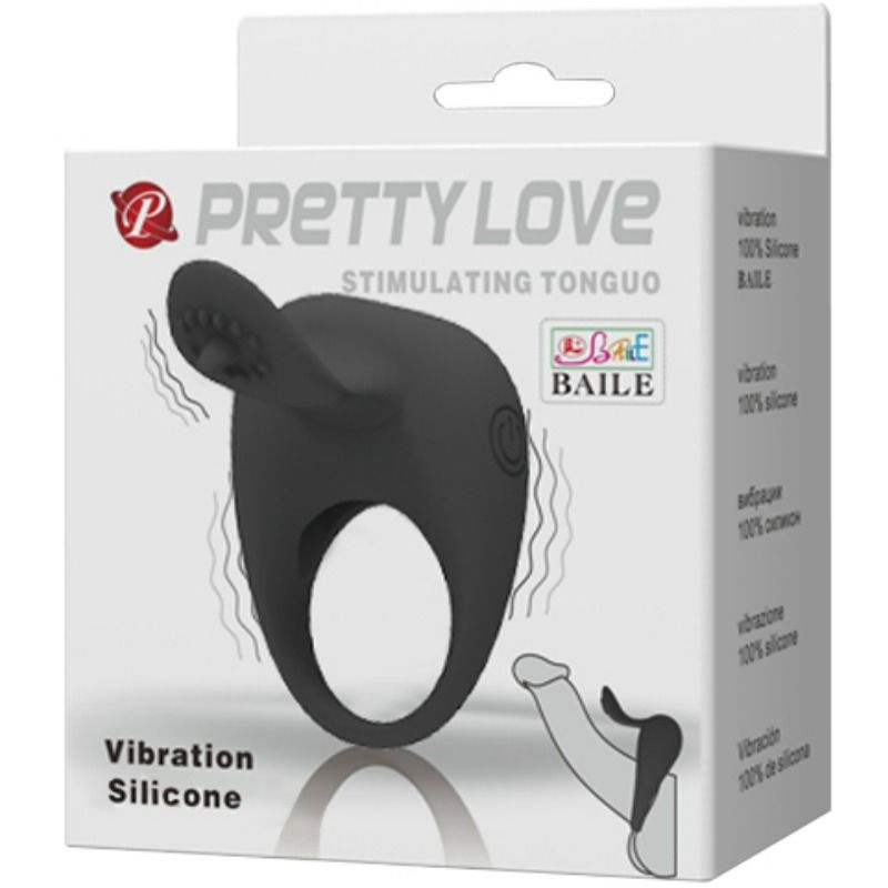 PRETTY LOVE - VIBRIERRING MIT ZUNGE – Vibrator Bild 7