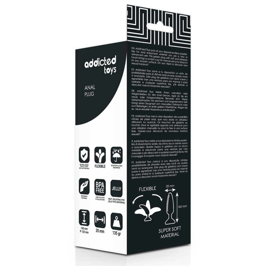 ADDICTED TOYS - ANALPLUG 14 CM für sinnliche und diskrete Momente
