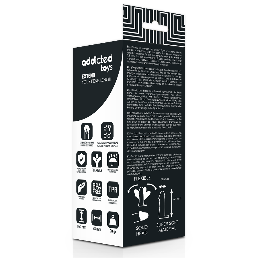 ADDICTED TOYS - VERLNGERN IHREN PENIS 16 CM – Erotik-Zubehör Bild 4