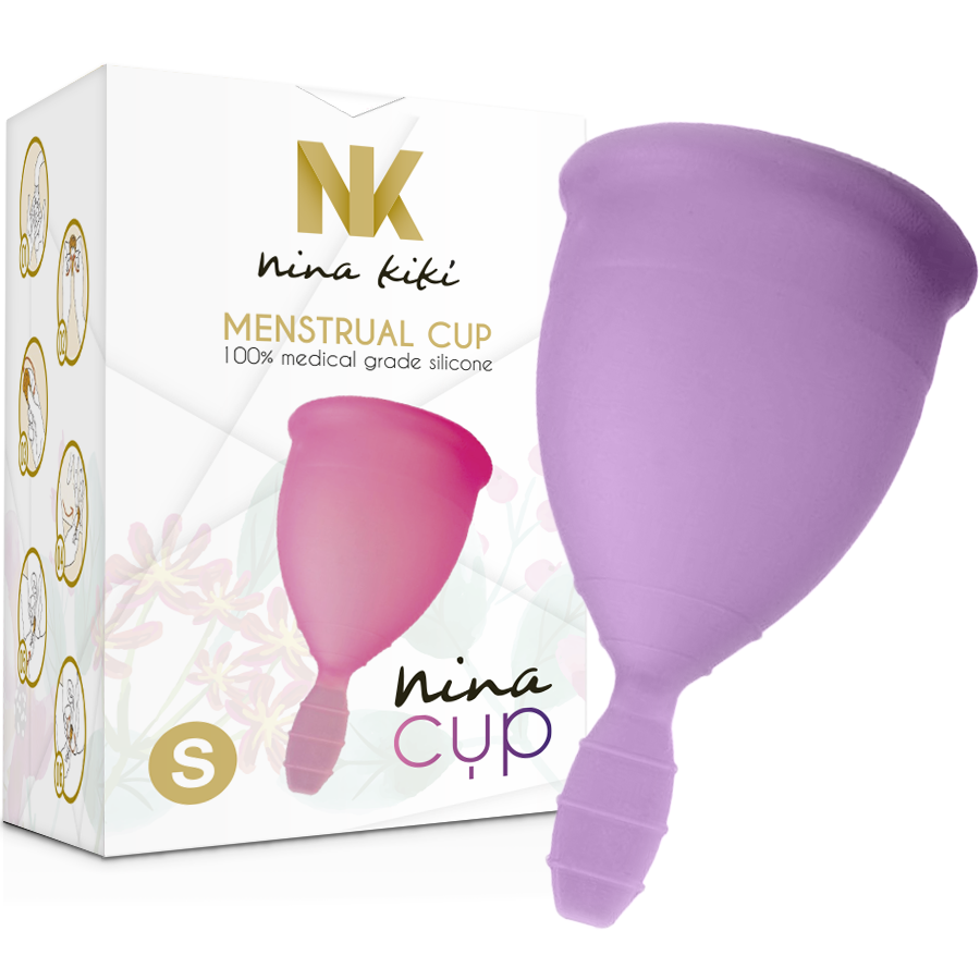 NINA KIKÍ - MENSTRUAL CUP LILA - GRÖSSE S – Intimhygiene Bild 4