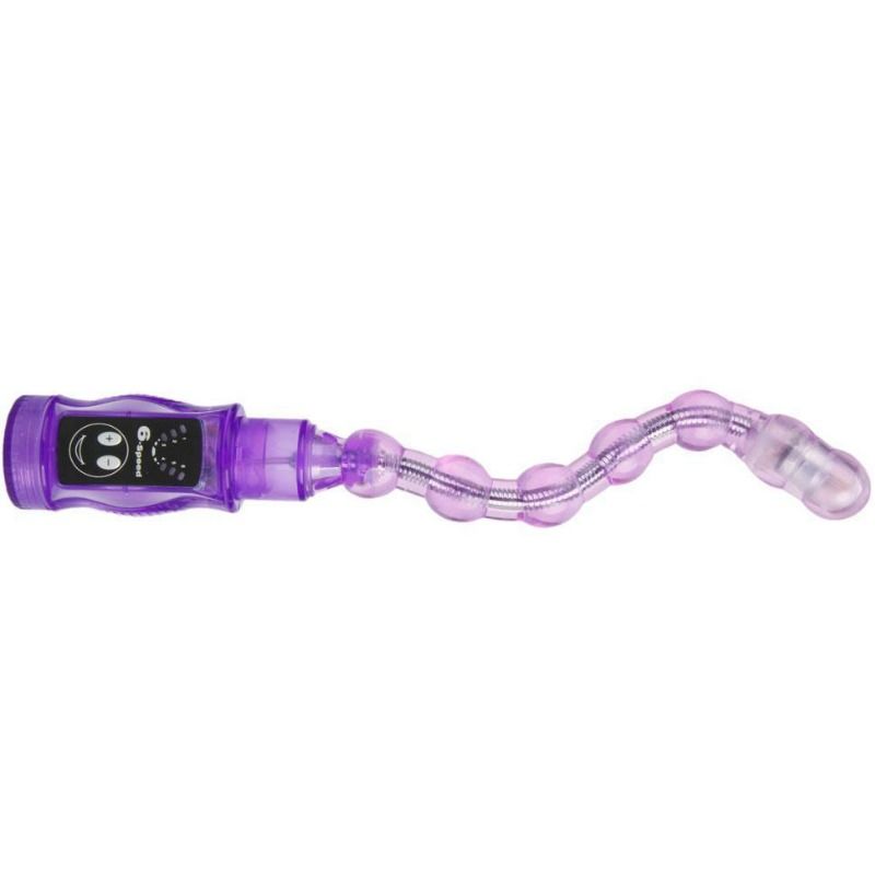 BAILE Distortion Dreifachstimulator – Biegsam, 6 Vibrationsmodi, Anal- & Perlen-Stimulation für sinnliche und diskrete Momente