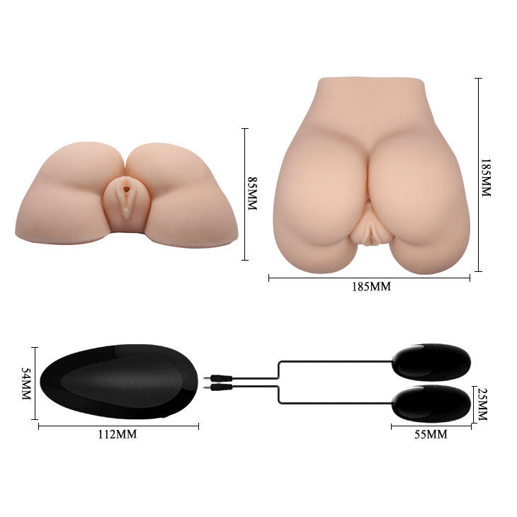 CRAZY BULL - REALISTISCHE VAGINA UND ANUS MIT VIBRATIONSPOSITION 5 – automatischer Masturbator Bild 14