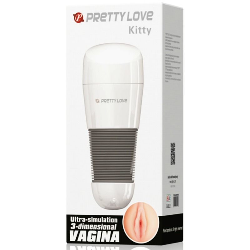 PRETTY LOVE - KITTY WHITE VAGINA MASTURBATOR 2 Masturbator diskret online kaufen