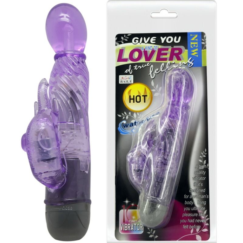 Baile Rabbit Vibrator Rosa – 10 Modi, rotierend, G-Punkt & Klitoris, wasserfest für intensive Stimulation und Self-Love