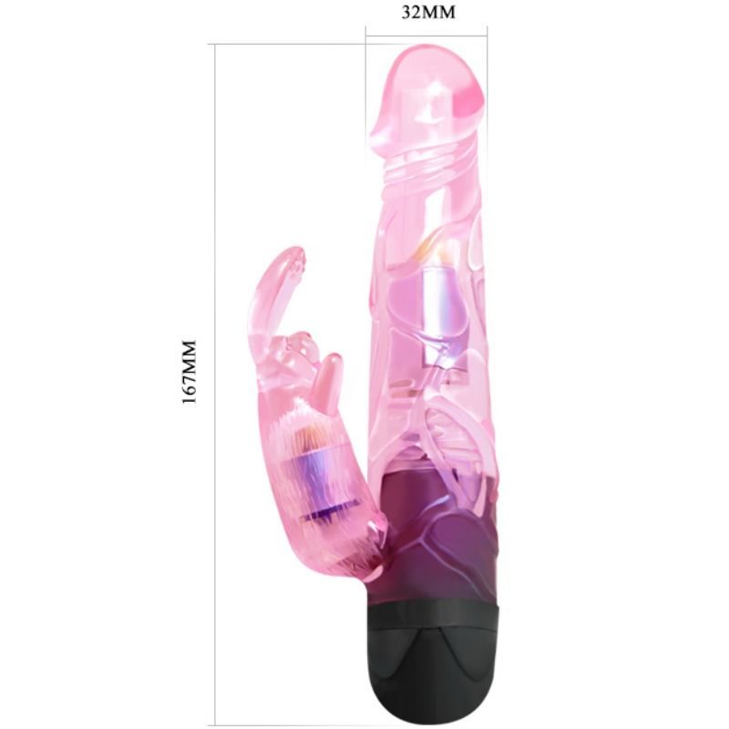 Baile Lover Rabbit Vibrator Rosa – 10 Modi, G-Punkt & Klitoris, wasserfest hochwertiges Sextoy bei Secret Pulse
