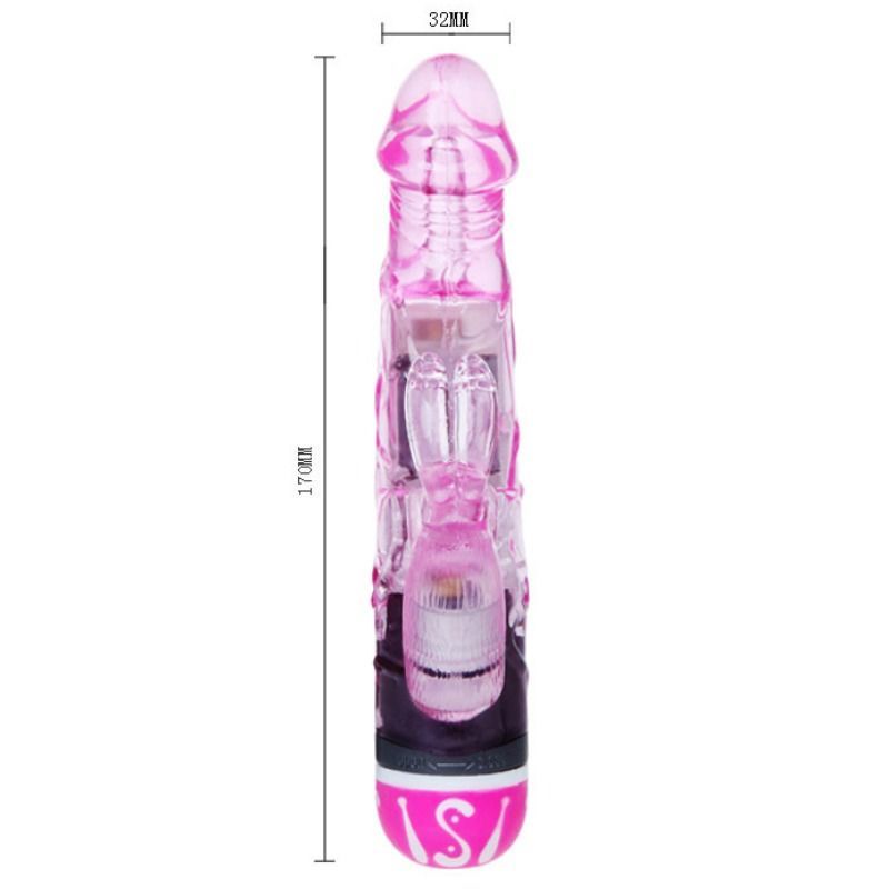 Baile Multispeed Rabbit Vibrator Lila – 10 Modi, G-Punkt & Klitoris, kraftvoll hochwertiges Sextoy bei Secret Pulse