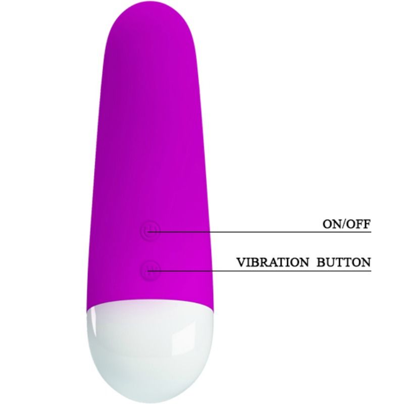 PRETTY LOVE - LUTHER MINIVIBRATOR 30 VIBRATIONSMODI hochwertiges Sextoy bei Secret Pulse